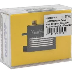 Align DS535M Digital Metal Gear Mini Tail Servo (High Voltage) (Aluminum Case) -Align Sales Store agnhsd53501 2