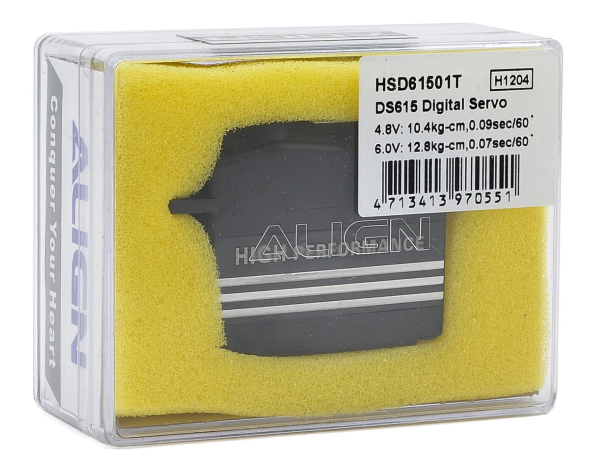 Align DS615 Digital High Torque Coreless Metal Gear Servo 5 Align DS615 Digital High Torque Coreless Metal Gear Servo - Image 3