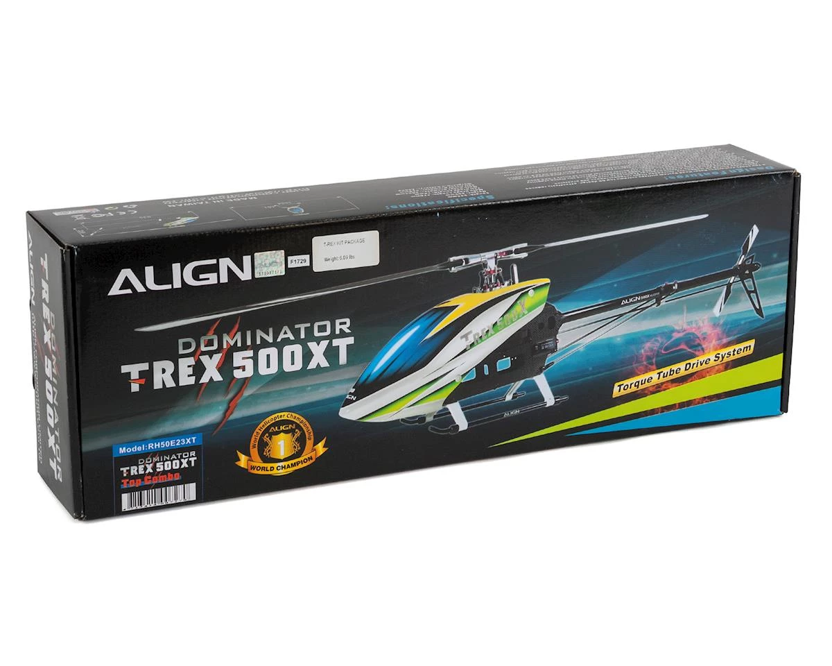 Align T-Rex 500XT Top Combo Helicopter Kit (Torque Tube) w/BeastX Plus, Motor, ESC, Servos, & CF Blades 4 Align T-Rex 500XT Top Combo Helicopter Kit (Torque Tube) w/BeastX Plus, Motor, ESC, Servos, & CF Blades - Image 3
